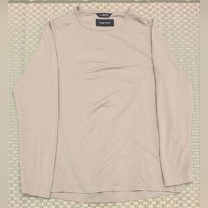 Wings + Horns Long Sleeve T-shirt in Static Moss Men's Size Large Made in Canada